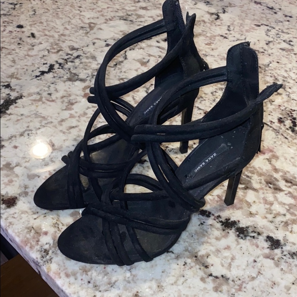 Zara Black Heels